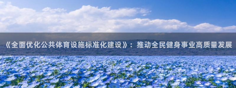 意昂体育4娱乐：《全面优化公共体育设施标准化建设》：