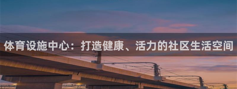 意昂4娱乐：体育设施中心：打造健康、活力的社区生活空